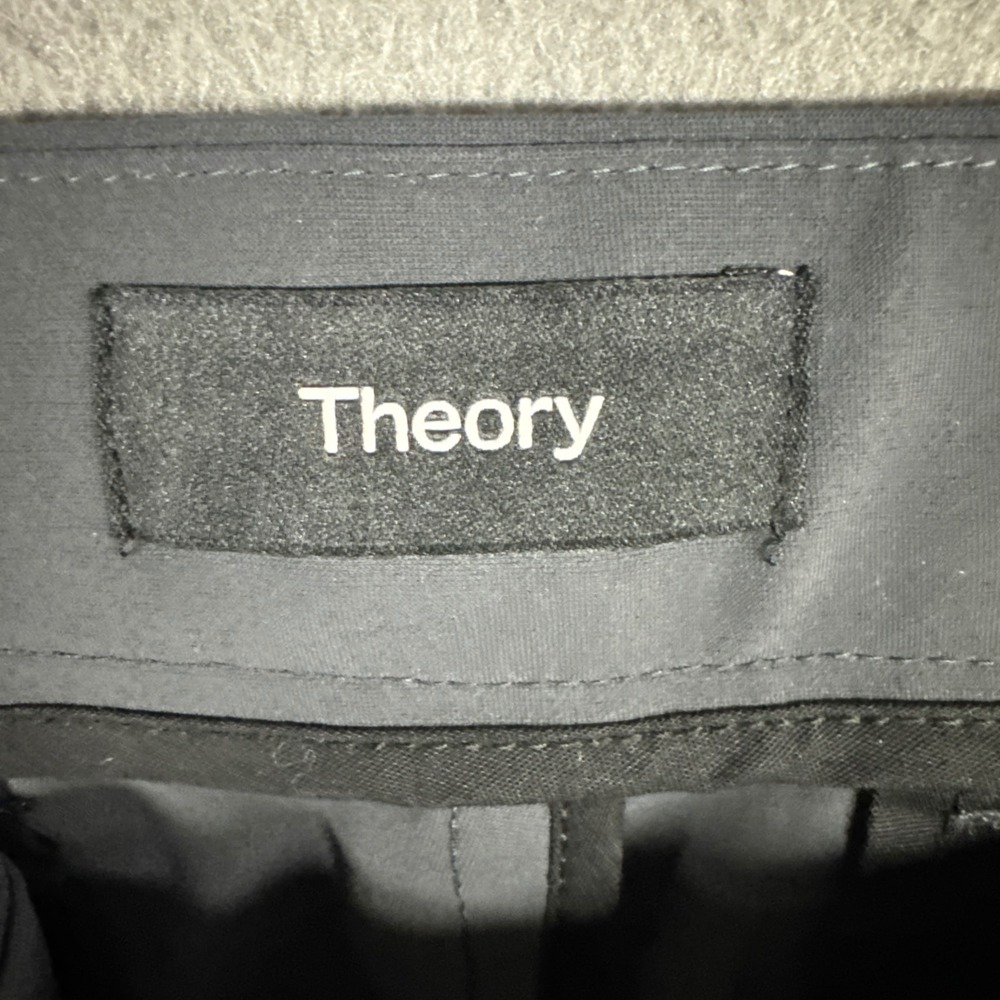 Theory Pants Mens 32x34 Basalt Grey Zaine Precision Ponte Slim Fit New MSRP 225$ - Picture 8 of 11